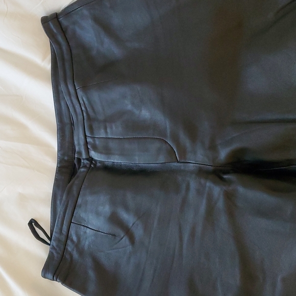 Wilsons black Leather pants, 10 - Picture 2 of 4